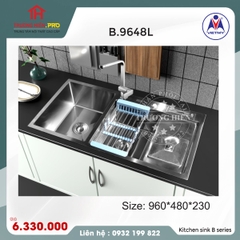 CHẬU RỬA CHÉN VIỆT MỸ B-9648L