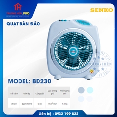 QUẠT BÀN ĐẢO SENKO MODEL- BD230