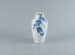 Bình hoa Minh Long Hoa Mai Cobalt 27 x 14.5 cm