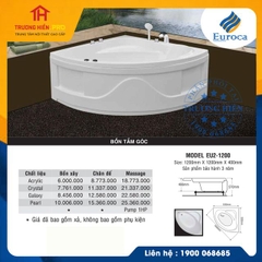 BỒN TẮM GÓC MODEL EU2-1200