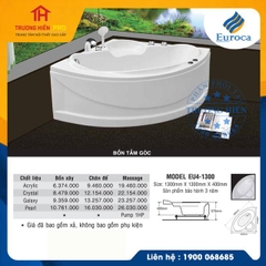 BỒN TẮM GÓC MODEL EU4-1300