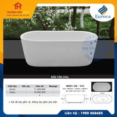 BỒN TẮM OVAL EUROCA MODEL EU0-1575