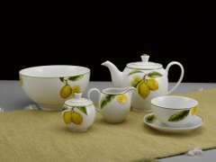 Bộ trà Minh Long 1.1 L Camellia quả chanh