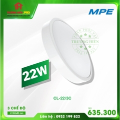 ĐÈN LED ỐP TRẦN ĐA NĂNG 3 CHẾ ĐỘ 22W 3C MPE