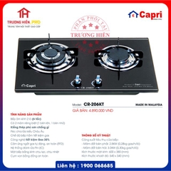 BẾP GAS ÂM CAPRI MODEL CR-206KT