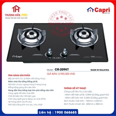 BẾP GAS ÂM CAPRI MODEL CR-209KT