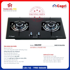 BẾP GAS ÂM CAPRI MODEL CR-27KT