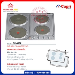 BẾP ÂM CAPRI MODEL CR-400E