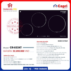 BẾP TỪ CAPRI MODEL CR-833KT