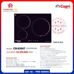 BẾP TỪ CAPRI MODEL CR-838KT