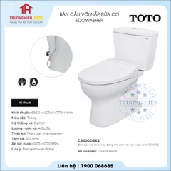 Bàn Cầu TOTO  CS300DRE2