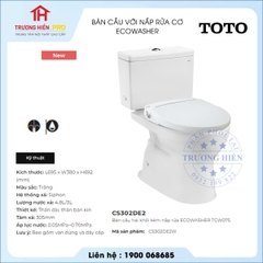 Bàn Cầu TOTO  CS302DE2