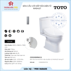 Bàn Cầu TOTO  CS320DRW11