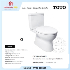 Bàn Cầu TOTO CS320PDRT3