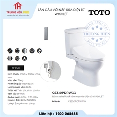 Bàn Cầu TOTO CS320PDRW11