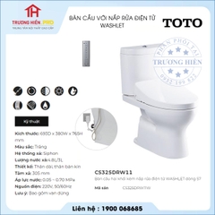 Bàn Cầu TOTO CS325DRW11