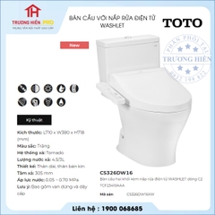 Bàn Cầu TOTO CS326DW16