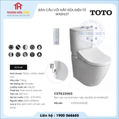 Bàn Cầu TOTO CS761DW5