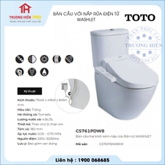 Bàn Cầu TOTO CS761PDW8