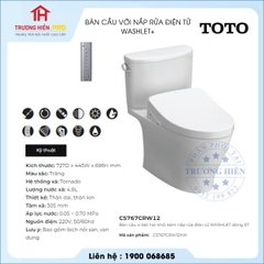 Bàn Cầu TOTO CS767CRW12