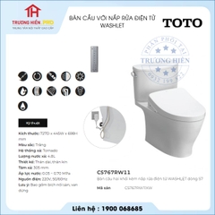 Bàn Cầu TOTO CS767RW11