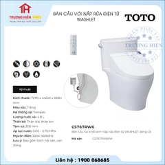 Bàn Cầu TOTO CS767RW6