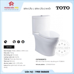 Bàn Cầu TOTO CS769DRT3