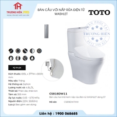 Bàn Cầu TOTO CS818DW11