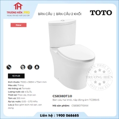 Bàn Cầu TOTO CS838DT10