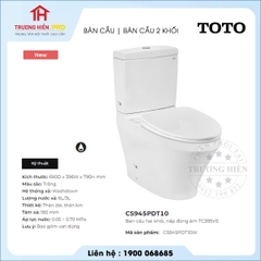 Bàn Cầu TOTO CS945PDT10