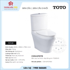 Bàn Cầu TOTO CS945PDT8