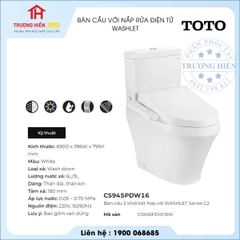 Bàn Cầu TOTO CS945PDW16