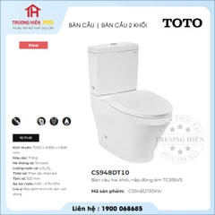 Bàn Cầu TOTO CS948DT10