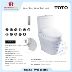 Bàn Cầu TOTO CS948DW11