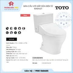 Bàn Cầu TOTO CS948DW6