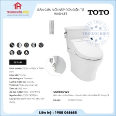 Bàn Cầu TOTO CS986GW6