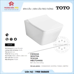 Bàn Cầu TOTO CW522A WH172A TC512A MB171MSS