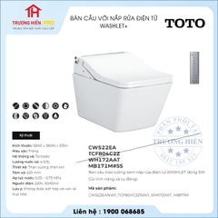 Bàn Cầu TOTO CW522EA TCF804C2Z WH172AAT MB171MSS