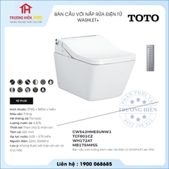 Bàn Cầu TOTO CW542HME5UNW1 TCF801CZ WH172AT MB175MSS