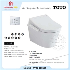 Bàn Cầu TOTO CW553 TCF33320GAA WH172A MB174PSS
