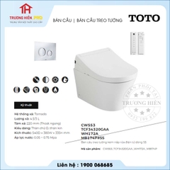 Bàn Cầu TOTO CW553 TCF34320GAA WH172A MB174PSS