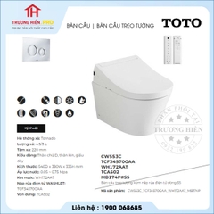 Bàn Cầu TOTO CW553C TCF34570GAA WH172AAT TCA502 MB174PSS