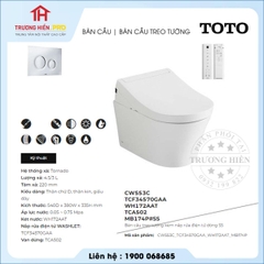 Bàn Cầu TOTO CW553C TCF34570GAA WH172AAT TCA502 MB174PSS