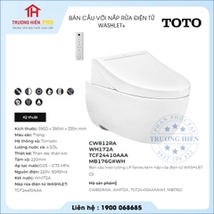 Bàn Cầu TOTO CW812RA WH172A TCF24410AAA MB176GWH