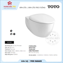 Bàn Cầu TOTO CW812RA WH172A TCF811SJ MB176GWH