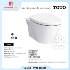 Bàn Cầu TOTO CW822RA WH172A TC385VS MB175MSS