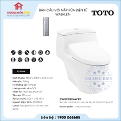 Bàn Cầu TOTO CW823REAW12