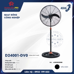 QUẠT ĐỨNG CÔNG NGHIỆP ASIA D24001-DV0 MÀU ĐEN