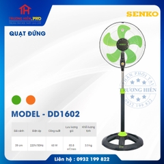 QUẠT ĐỨNG CÓ ĐÈN SENKO MODEL DD1602