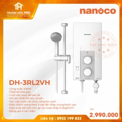 MÁY NƯỚC NÓNG KHÔNG CÓ TRỢ LỰC PANASONIC DH-3RL2VH